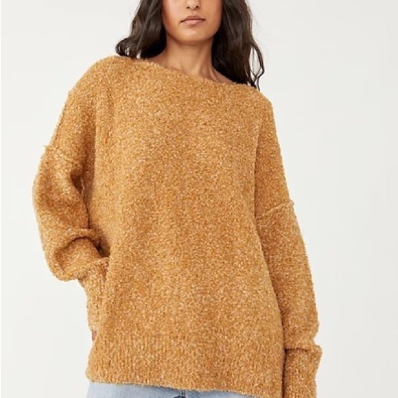 Free People Sweaters - Free People Moira Slouchy Tunic - Honeycomb